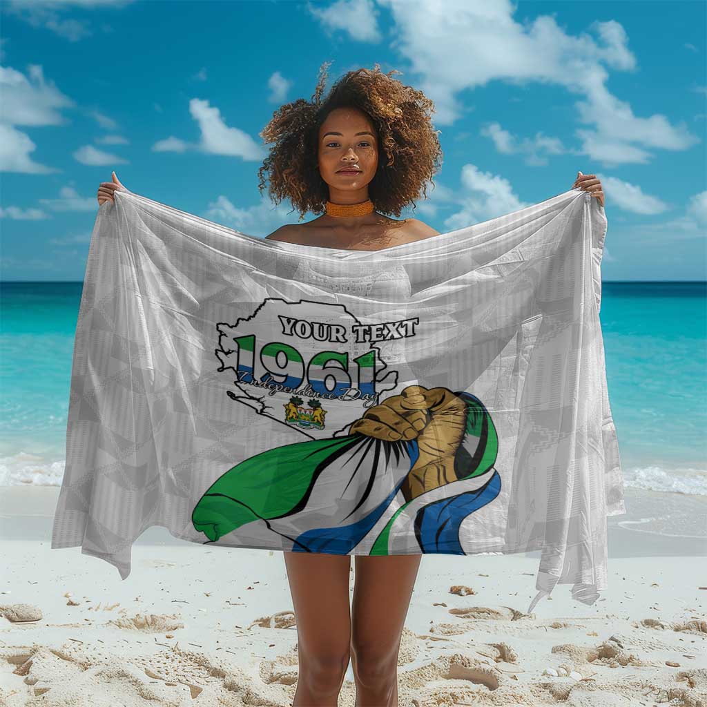 Personalised Happy Independence Sierra Leone Sarong April 27th LT15