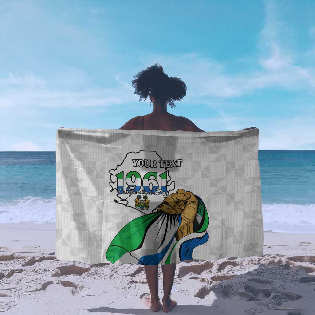 Personalised Happy Independence Sierra Leone Sarong April 27th LT15