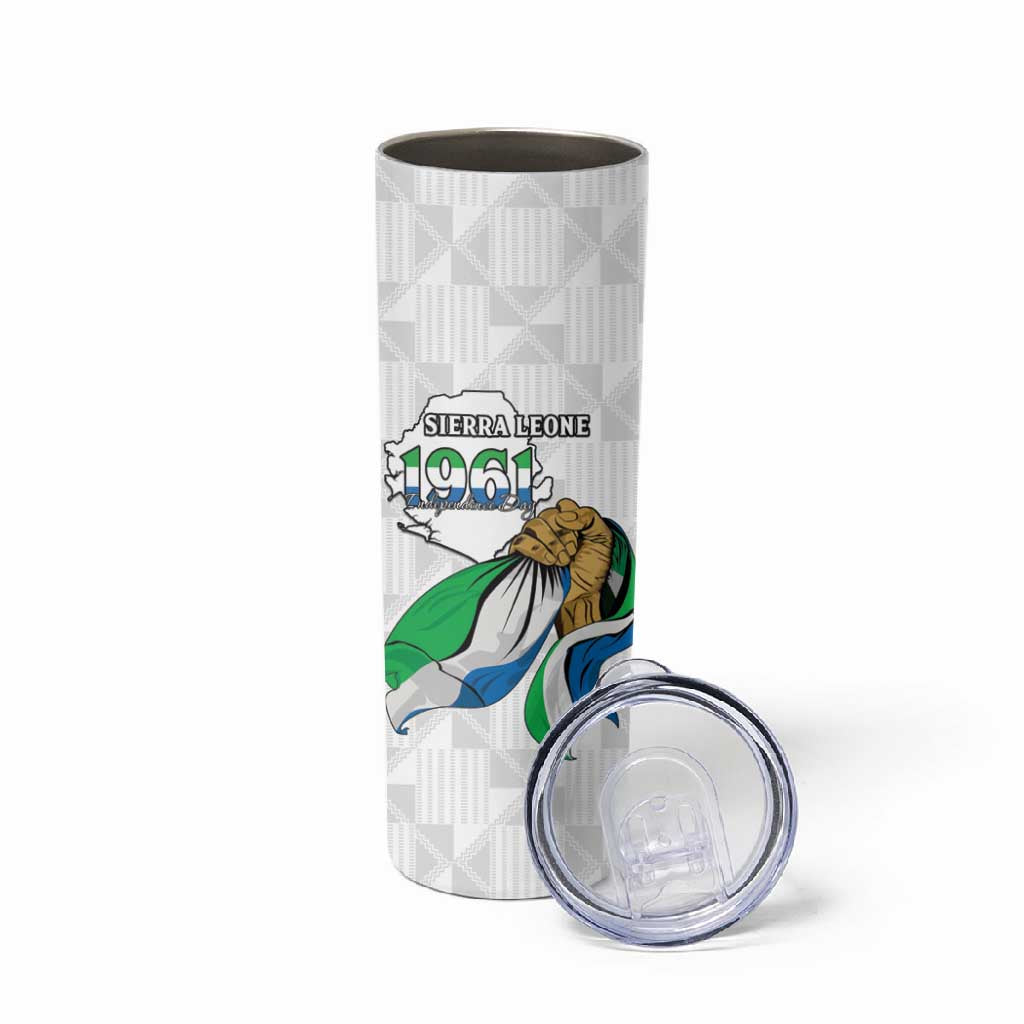 Personalised Happy Independence Sierra Leone Skinny Tumbler April 27th LT15