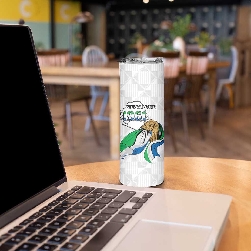 Personalised Happy Independence Sierra Leone Skinny Tumbler April 27th LT15