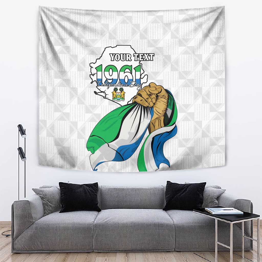 Personalised Happy Independence Sierra Leone Tapestry April 27th LT15