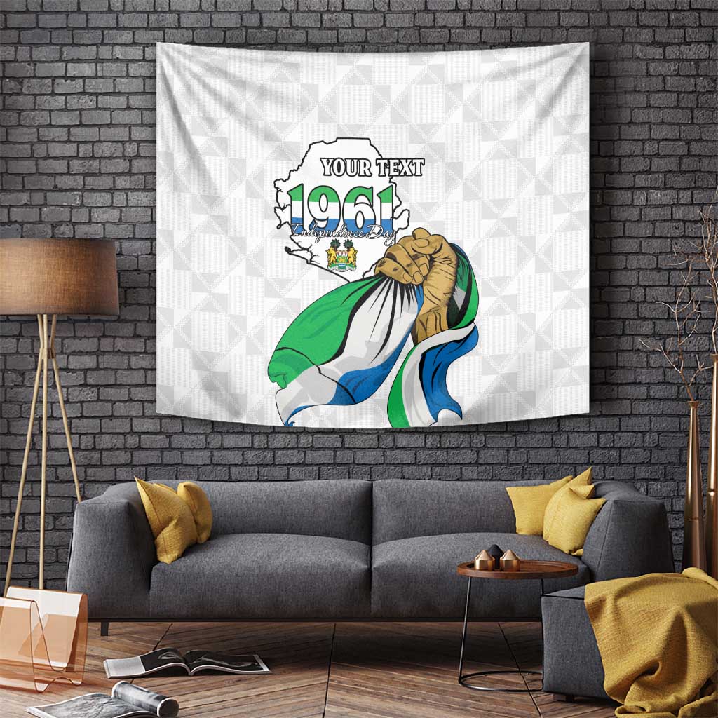 Personalised Happy Independence Sierra Leone Tapestry April 27th LT15