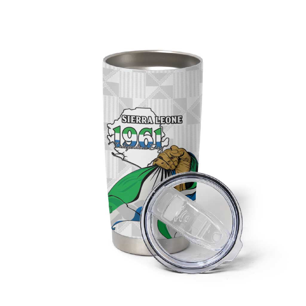Personalised Happy Independence Sierra Leone Tumbler Cup April 27th LT15