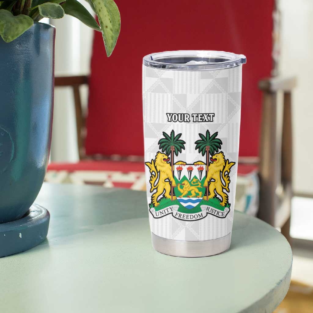 Personalised Happy Independence Sierra Leone Tumbler Cup April 27th LT15