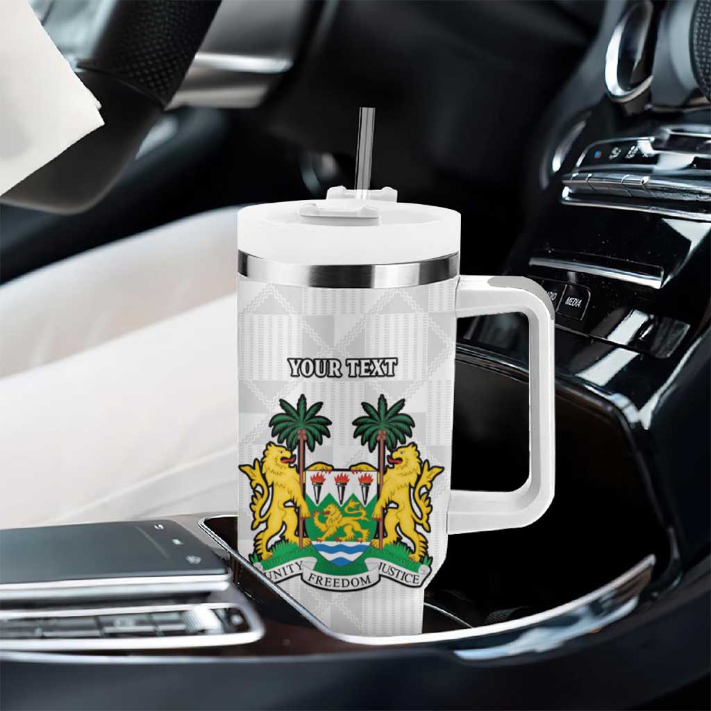 Personalised Happy Independence Sierra Leone Tumbler With Handle April 27th LT15