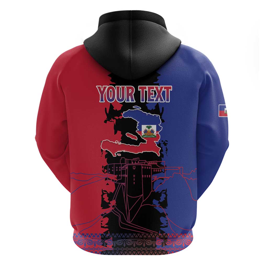 Personalised Haitian Heritage Month Hoodie Citadelle Laferriere Dashiki Pattern LT15