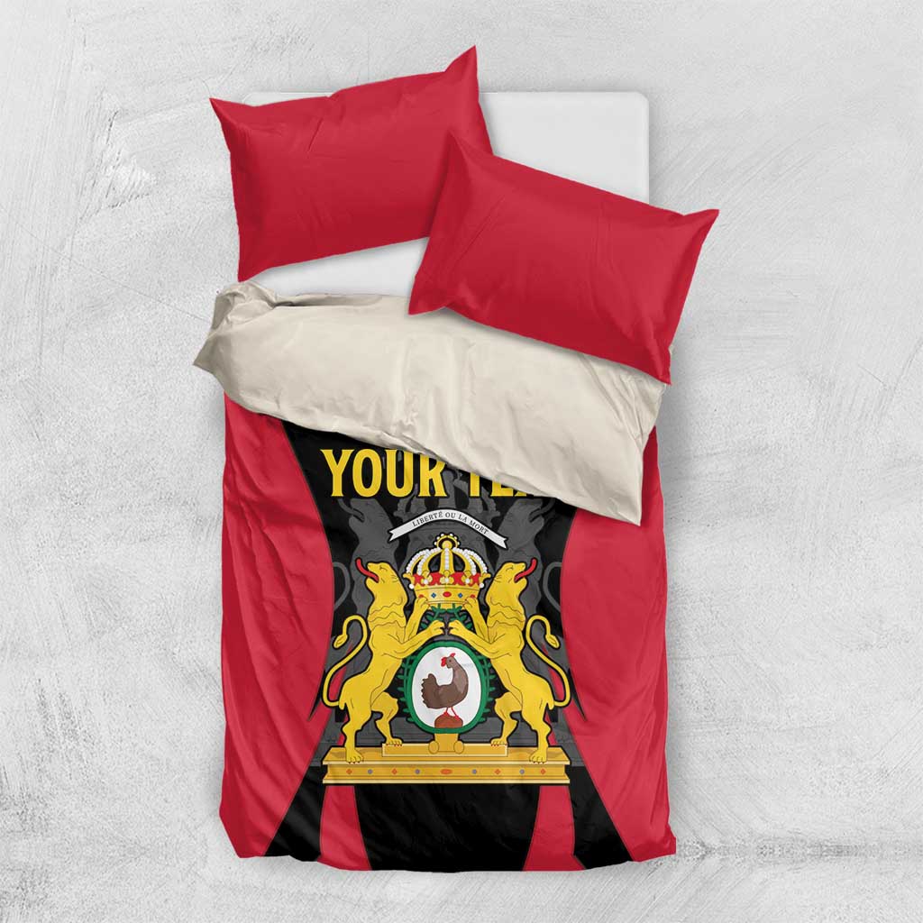Personalised First Empire Of Haiti Bedding Set Coat Of Arms Sporty Style LT15