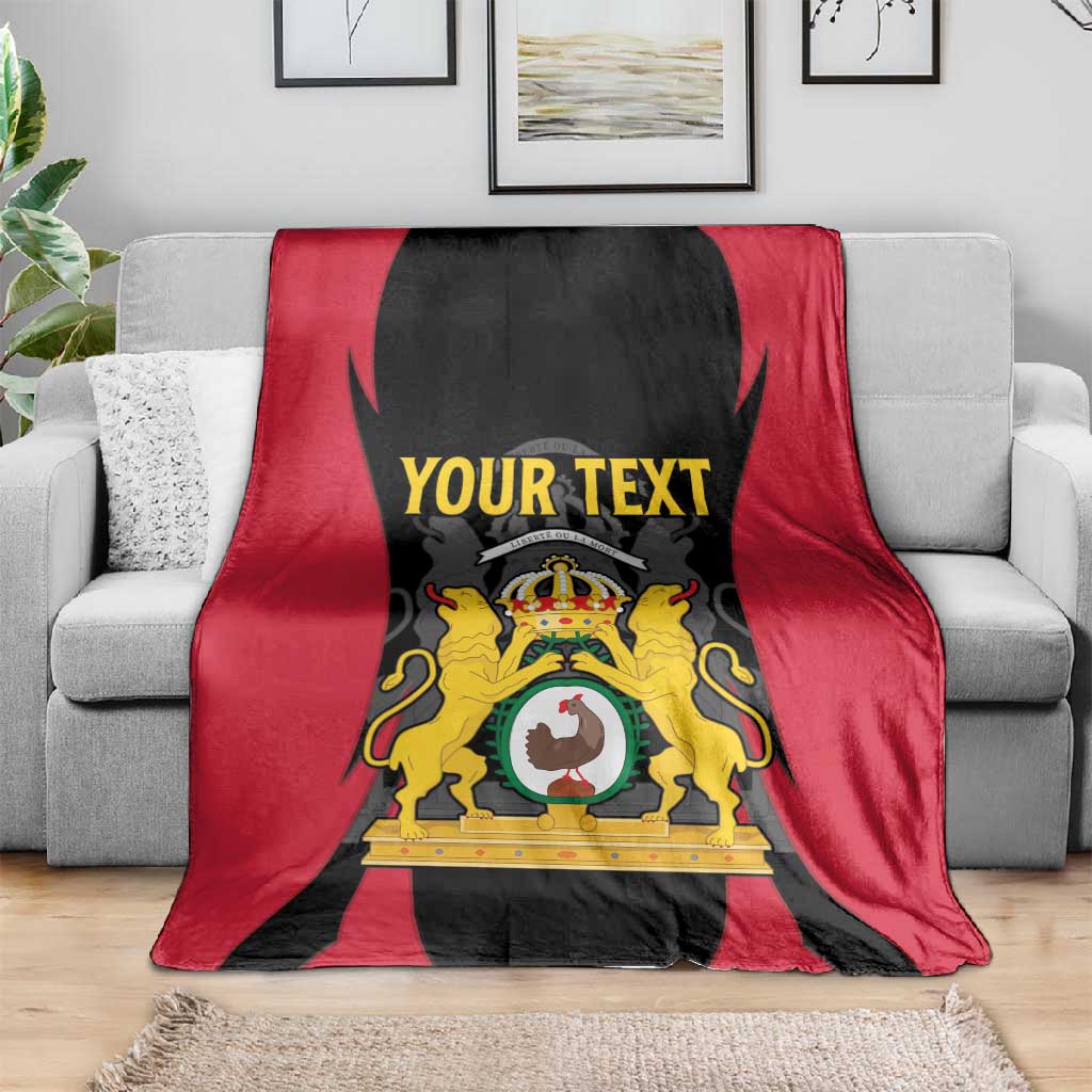 Personalised First Empire Of Haiti Blanket Coat Of Arms Sporty Style LT15