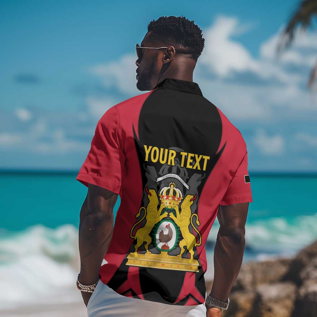 Personalised First Empire Of Haiti Hawaiian Shirt Coat Of Arms Sporty Style LT15