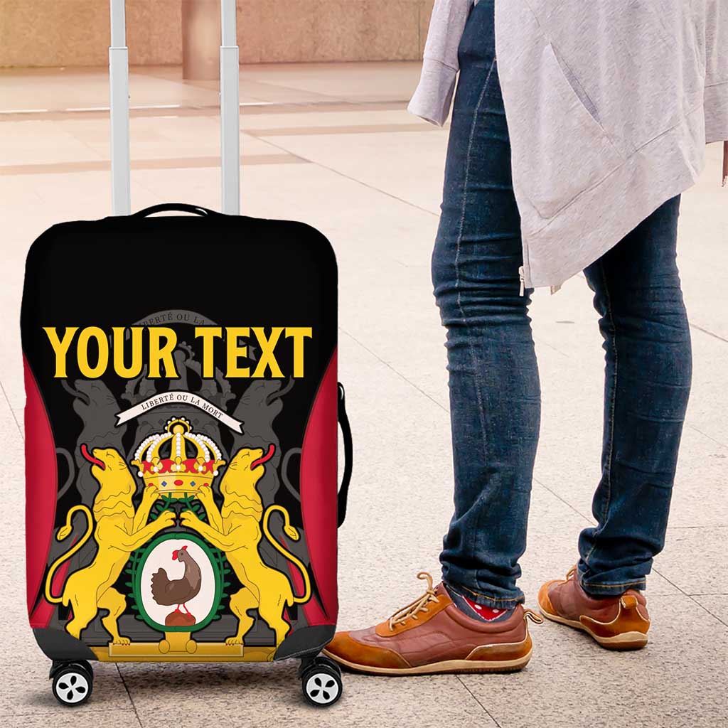 Personalised Empire d'Hayiti Luggage Cover Haiti First Empire Flag Style LT15