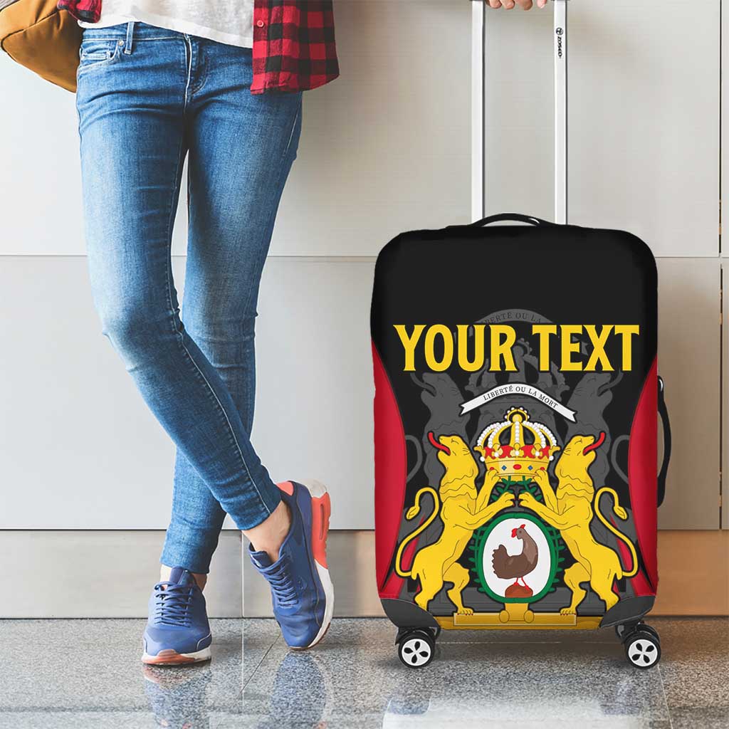Personalised Empire d'Hayiti Luggage Cover Haiti First Empire Flag Style LT15