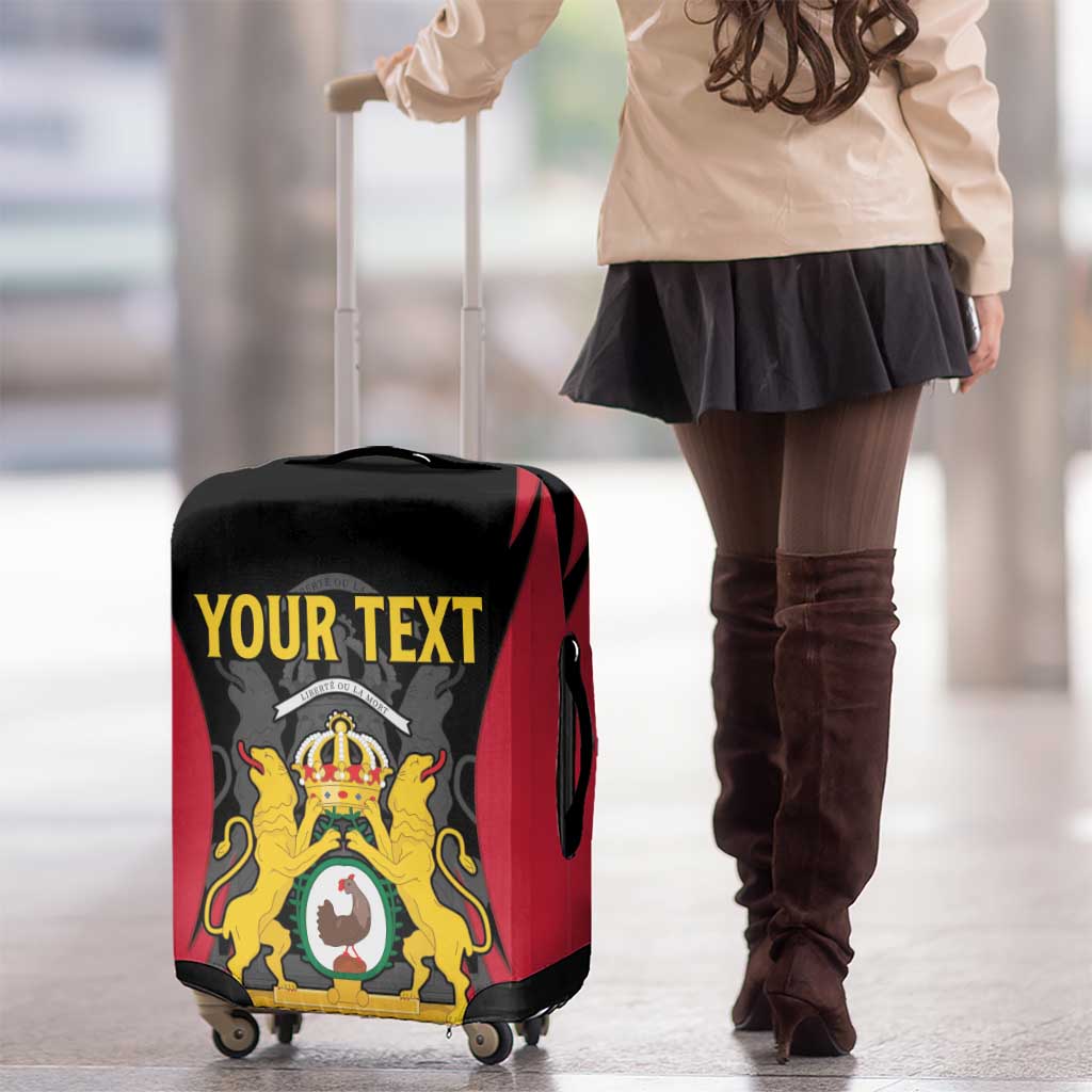 Personalised Empire d'Hayiti Luggage Cover Haiti First Empire Flag Style LT15
