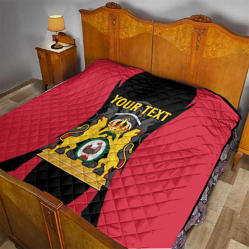 Personalised First Empire Of Haiti Quilt Coat Of Arms Sporty Style LT15