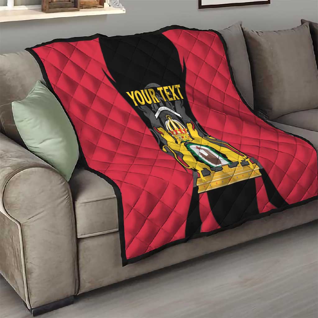 Personalised First Empire Of Haiti Quilt Coat Of Arms Sporty Style LT15