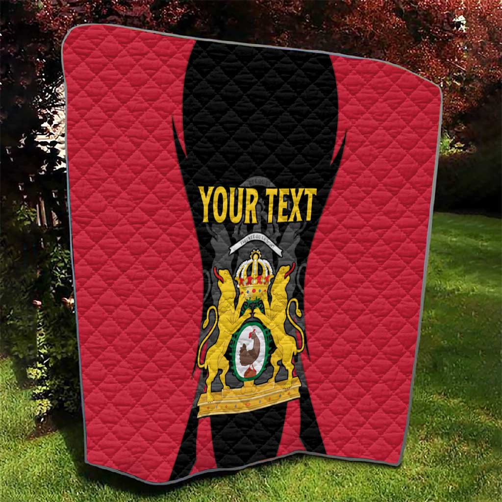 Personalised First Empire Of Haiti Quilt Coat Of Arms Sporty Style LT15