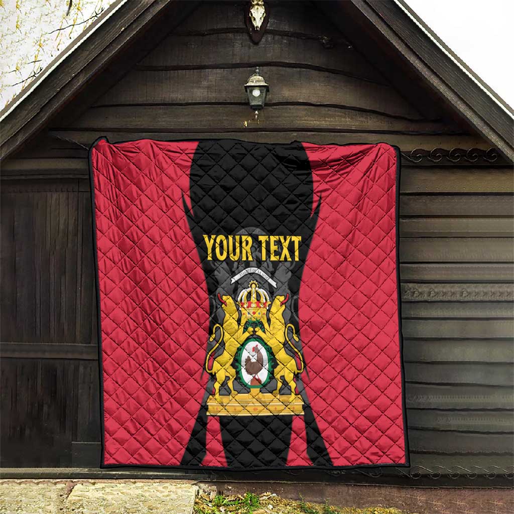 Personalised First Empire Of Haiti Quilt Coat Of Arms Sporty Style LT15