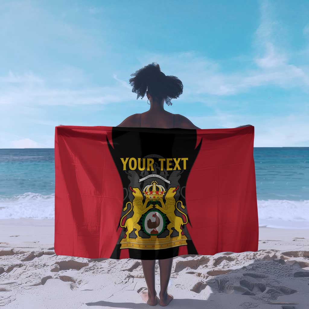 Personalised First Empire Of Haiti Sarong Coat Of Arms Sporty Style LT15