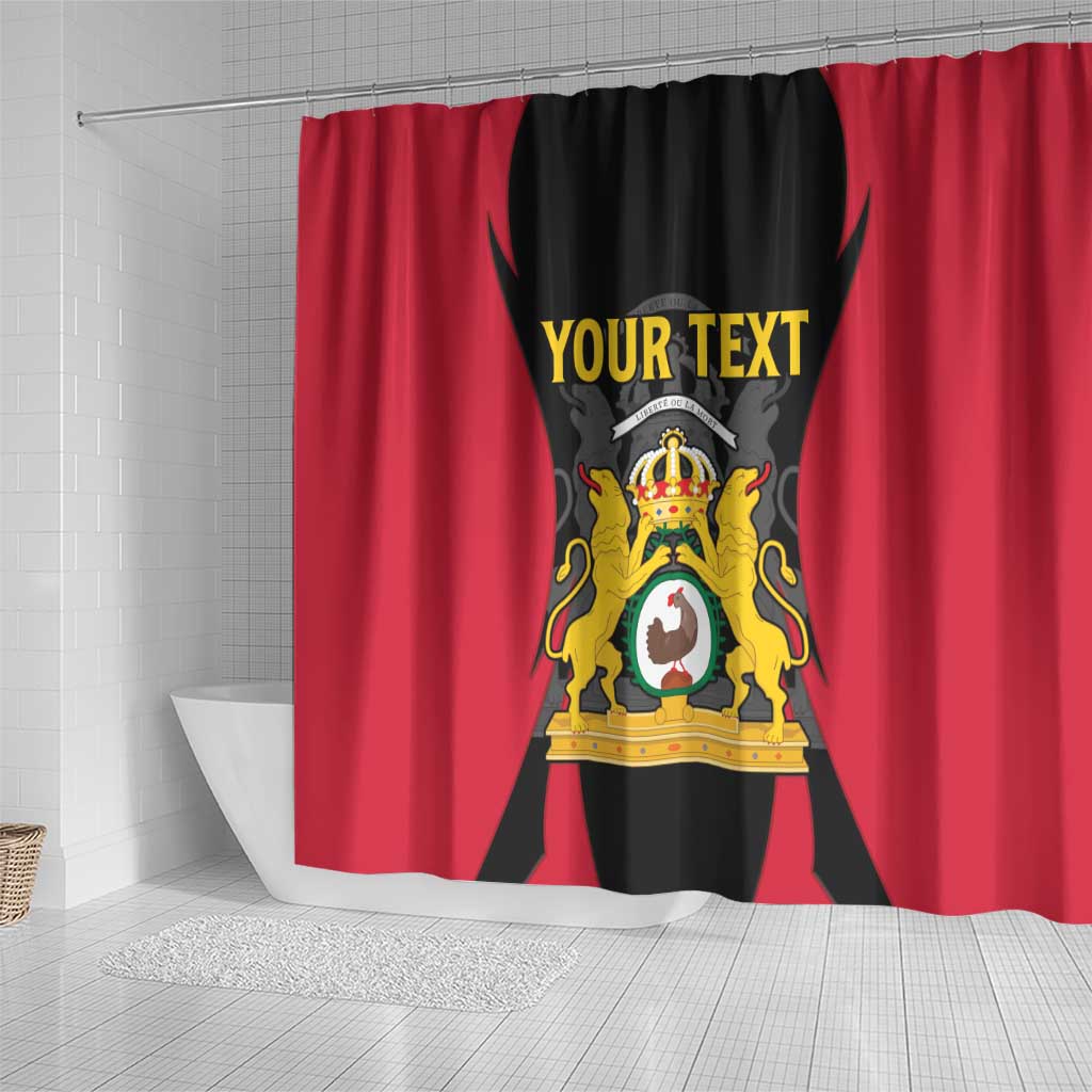 Personalised Empire d'Hayiti Shower Curtain Haiti First Empire Flag Style LT15