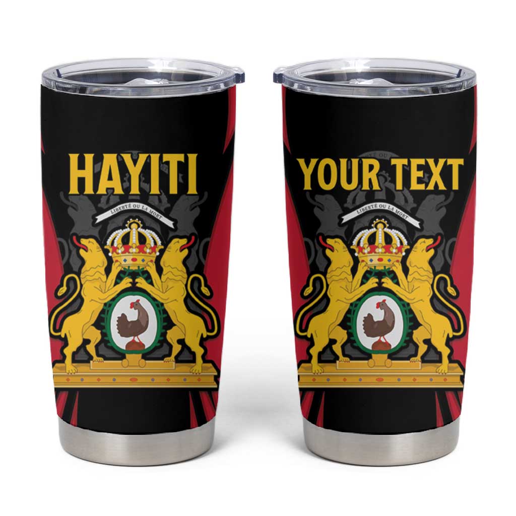 Personalised First Empire Of Haiti Tumbler Cup Coat Of Arms Sporty Style LT15