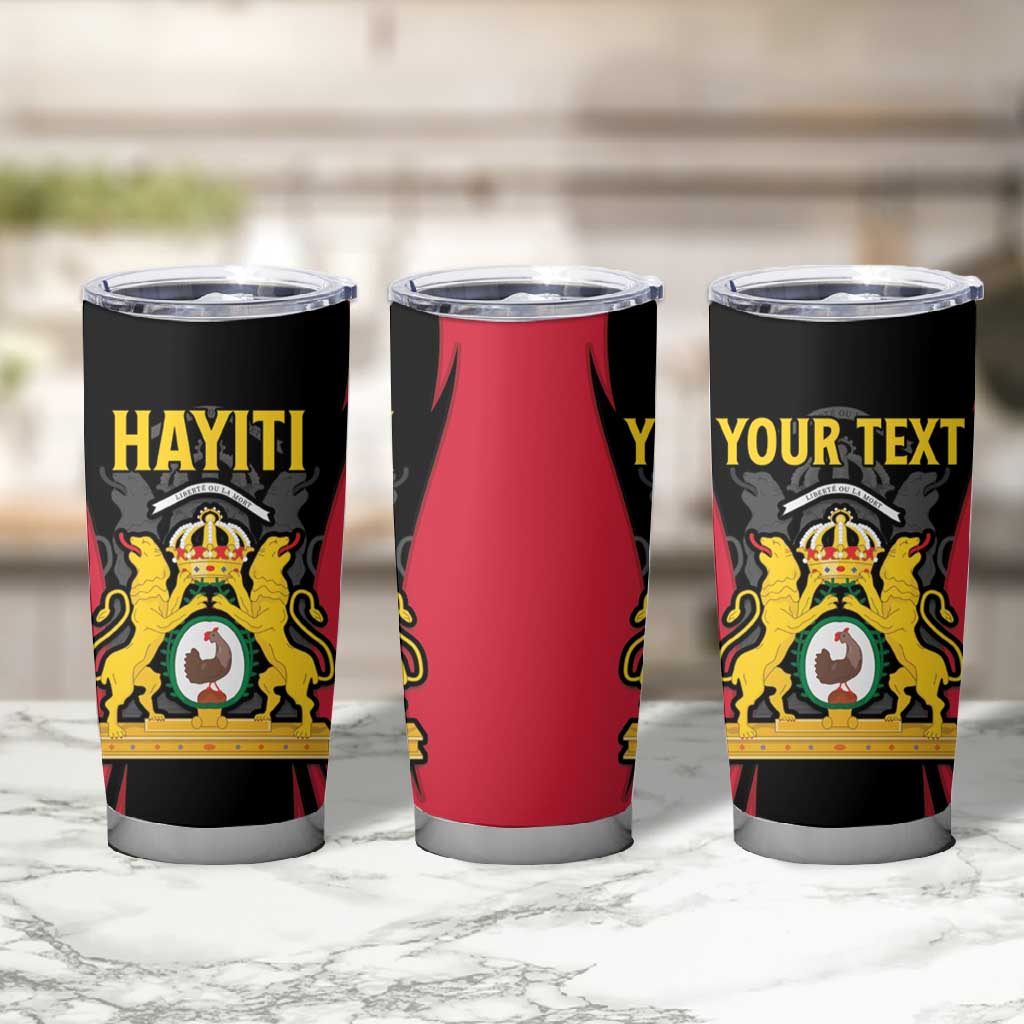 Personalised First Empire Of Haiti Tumbler Cup Coat Of Arms Sporty Style LT15