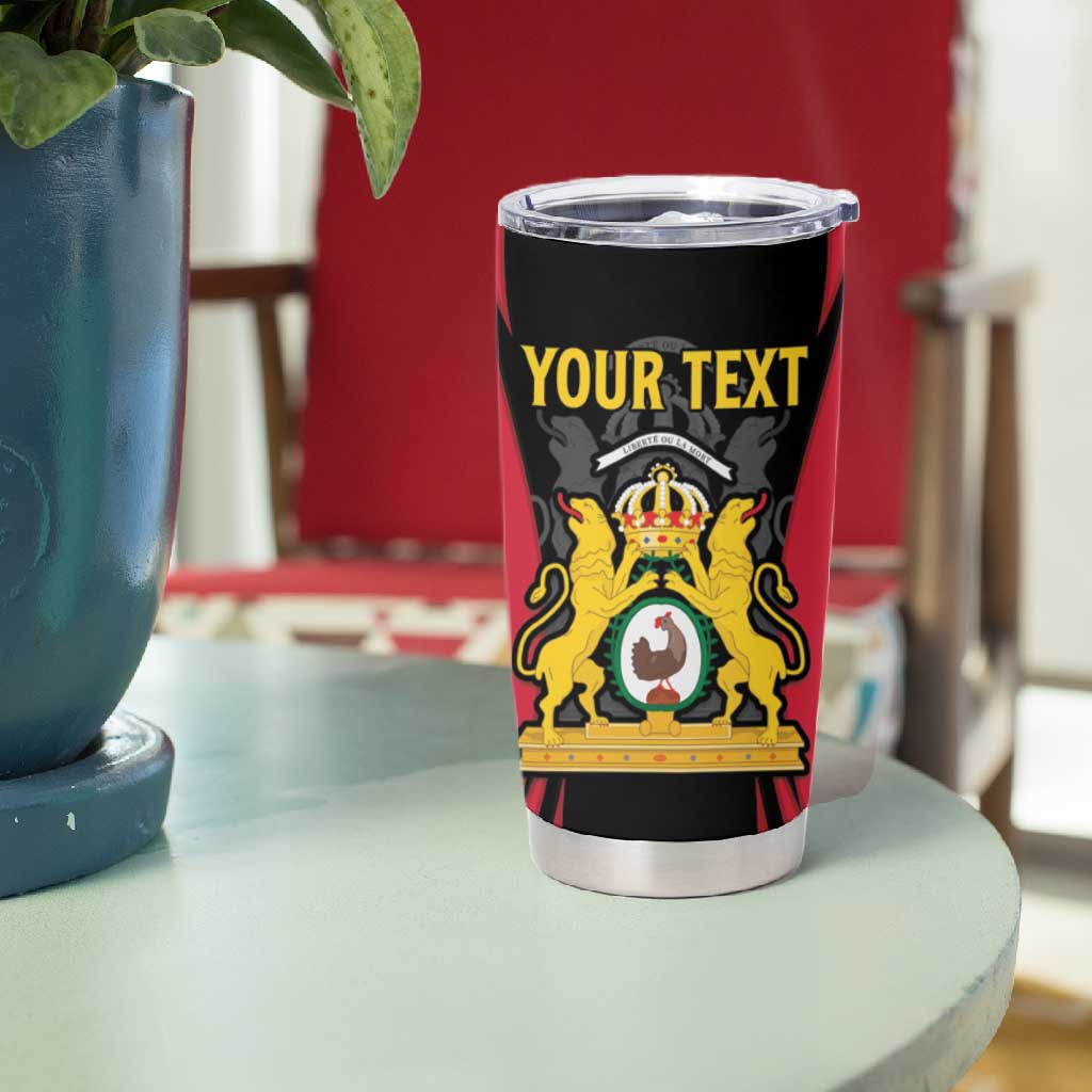 Personalised First Empire Of Haiti Tumbler Cup Coat Of Arms Sporty Style LT15