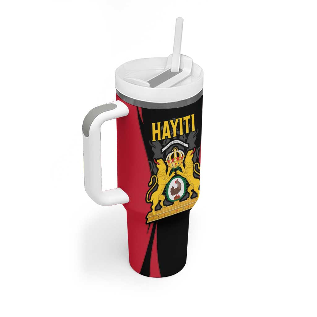 Personalised First Empire Of Haiti Tumbler With Handle Coat Of Arms Sporty Style LT15