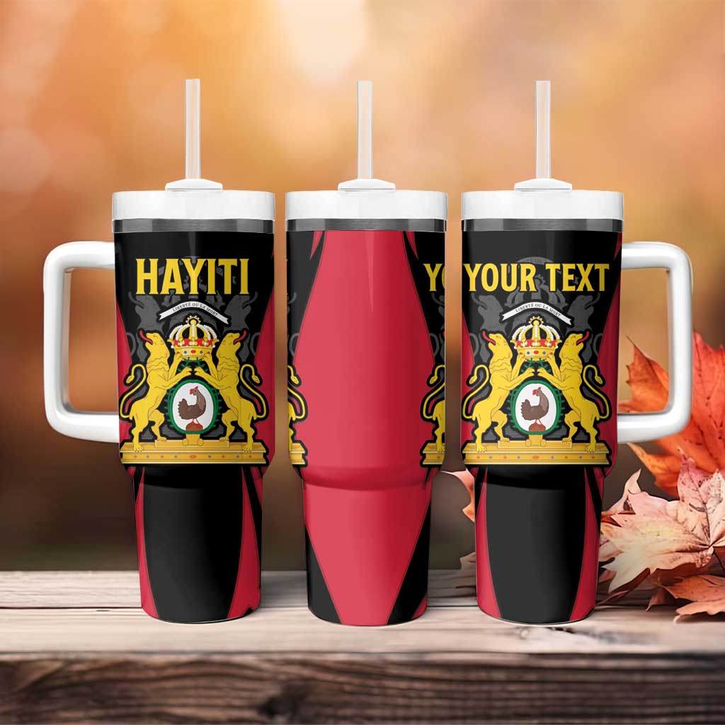Personalised First Empire Of Haiti Tumbler With Handle Coat Of Arms Sporty Style LT15