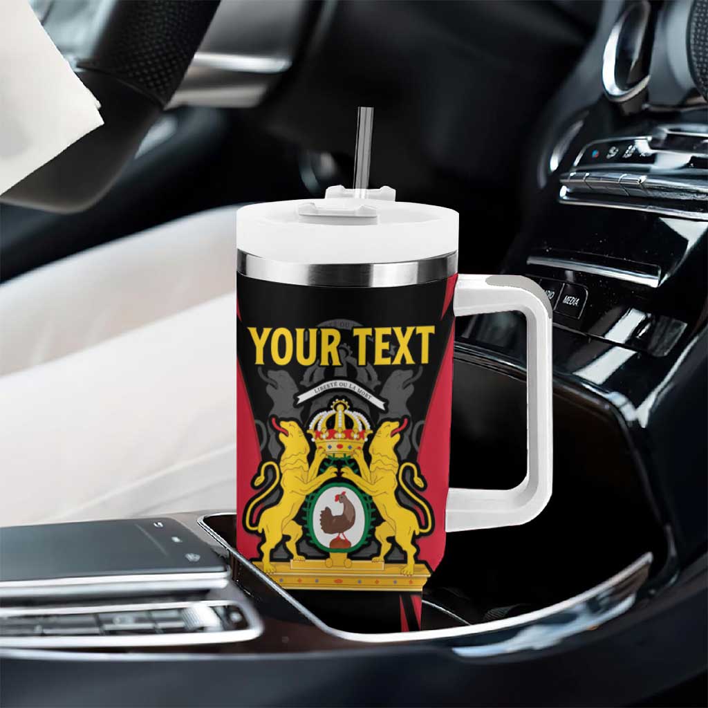 Personalised First Empire Of Haiti Tumbler With Handle Coat Of Arms Sporty Style LT15