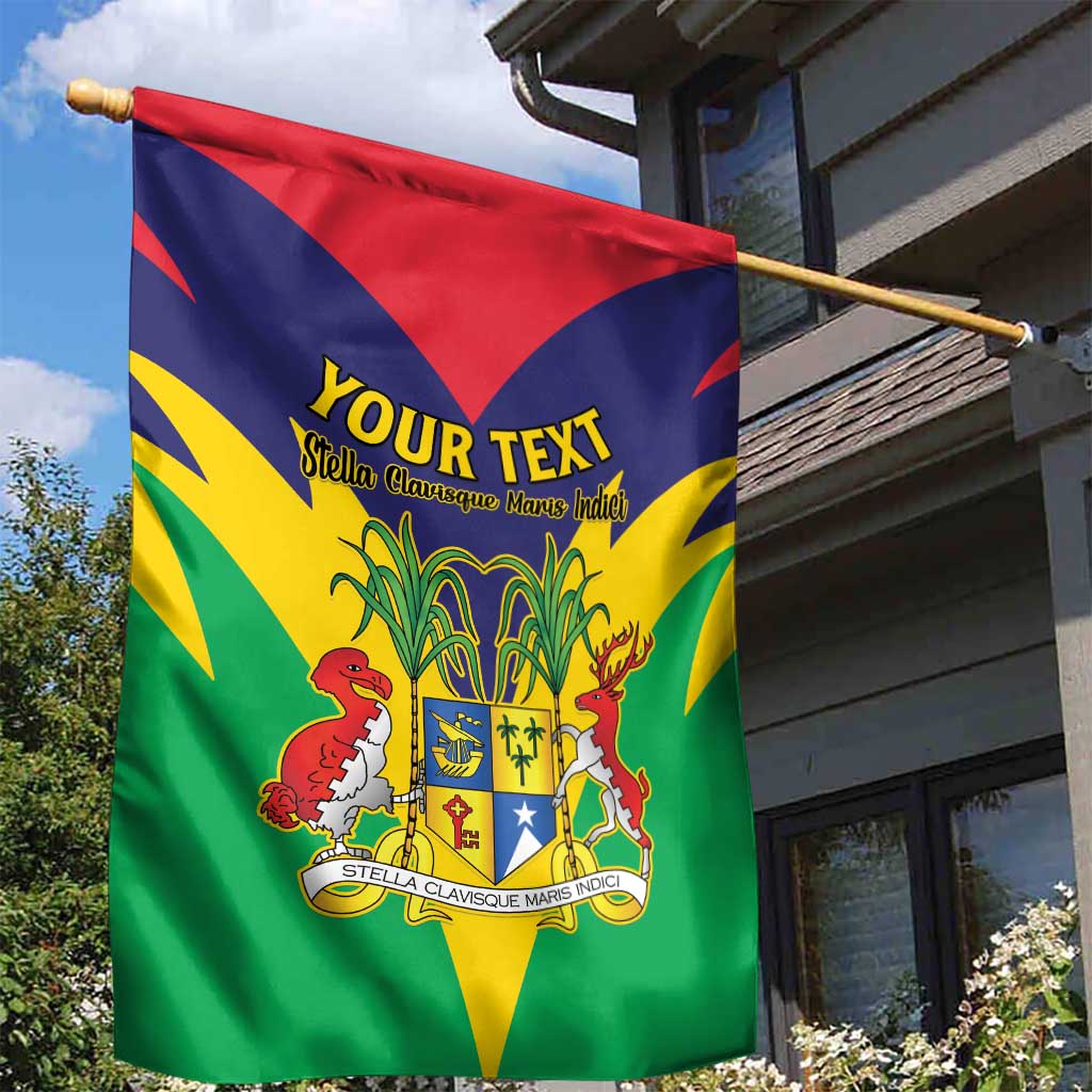 Personalised Republique de Maurice Garden Flag Coat Of Arms Flag Style LT15