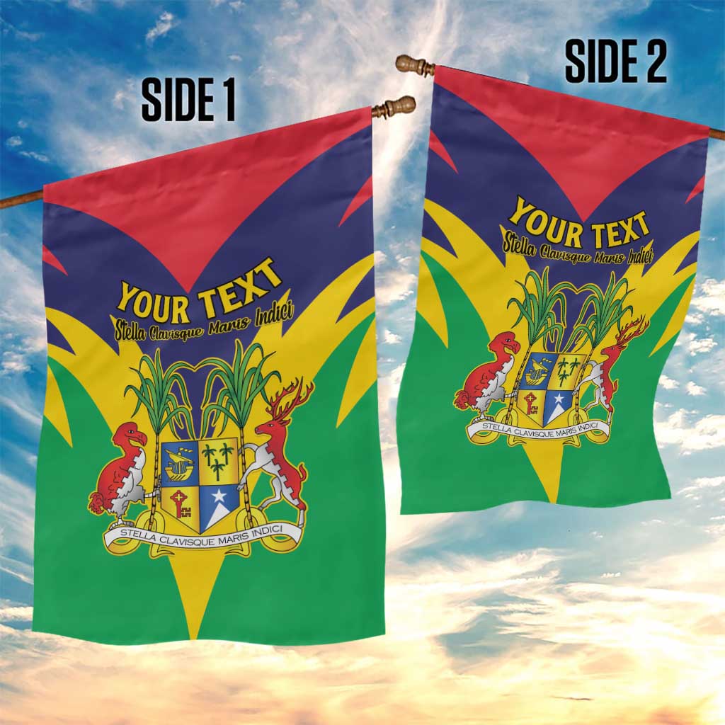 Personalised Republique de Maurice Garden Flag Coat Of Arms Flag Style LT15