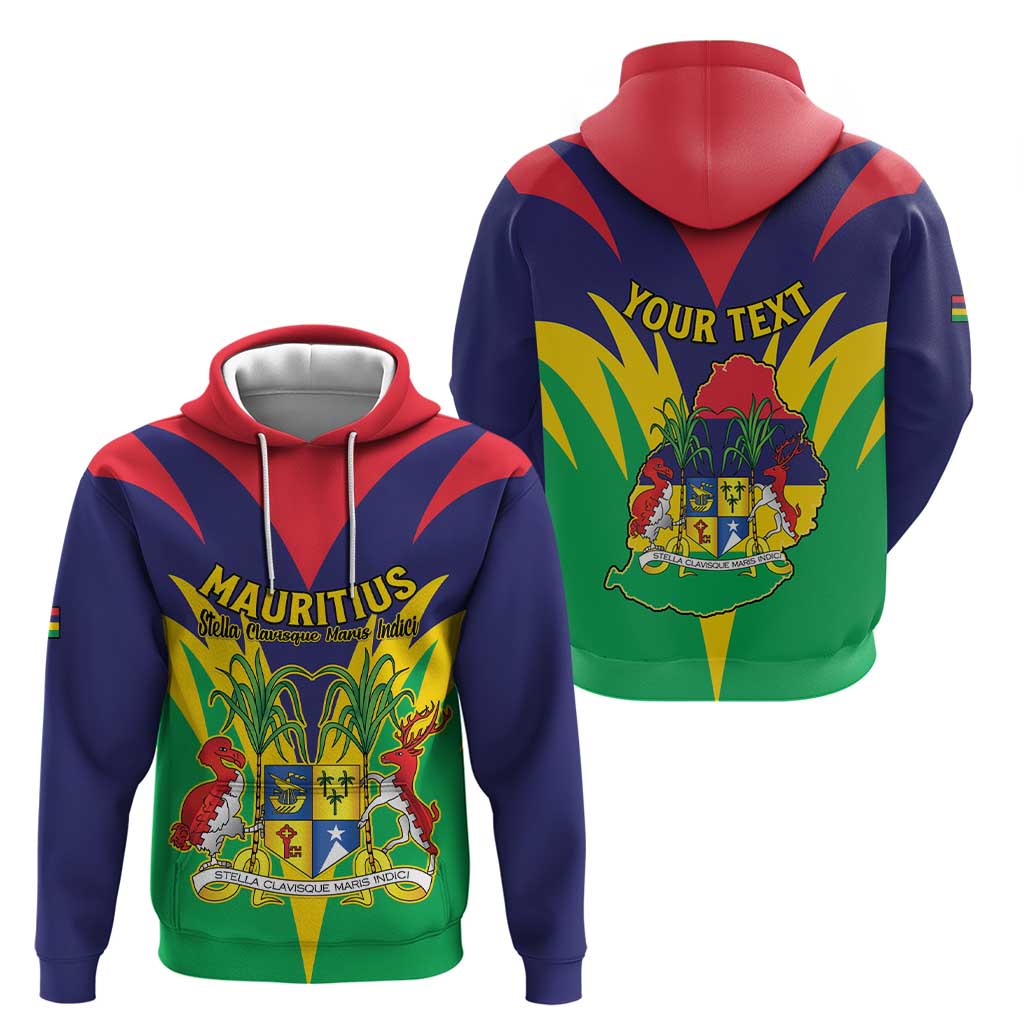 Personalised Mauritius Hoodie Stella Clavisque Maris Indici LT15