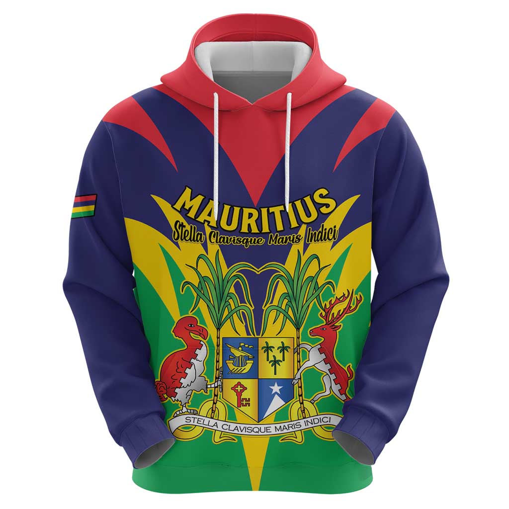 Personalised Mauritius Hoodie Stella Clavisque Maris Indici LT15
