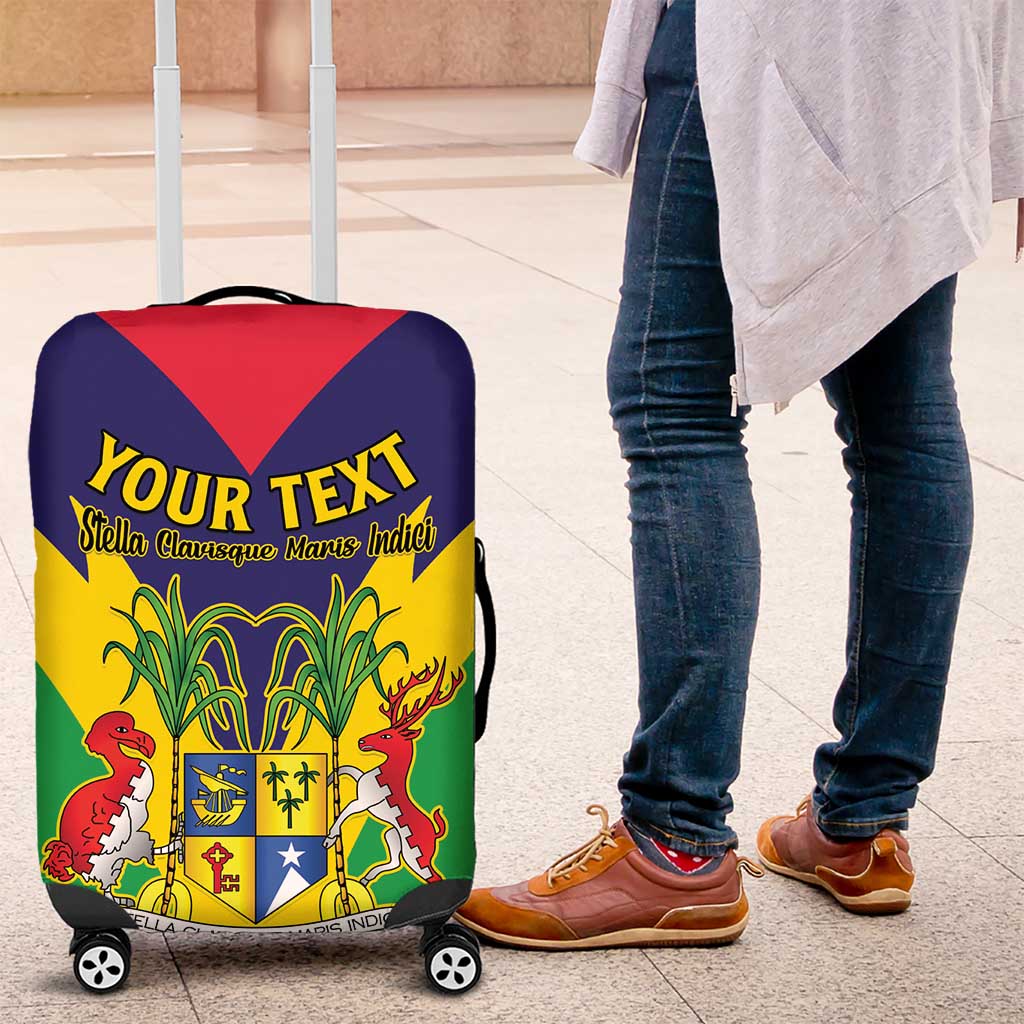 Personalised Mauritius Luggage Cover Stella Clavisque Maris Indici LT15