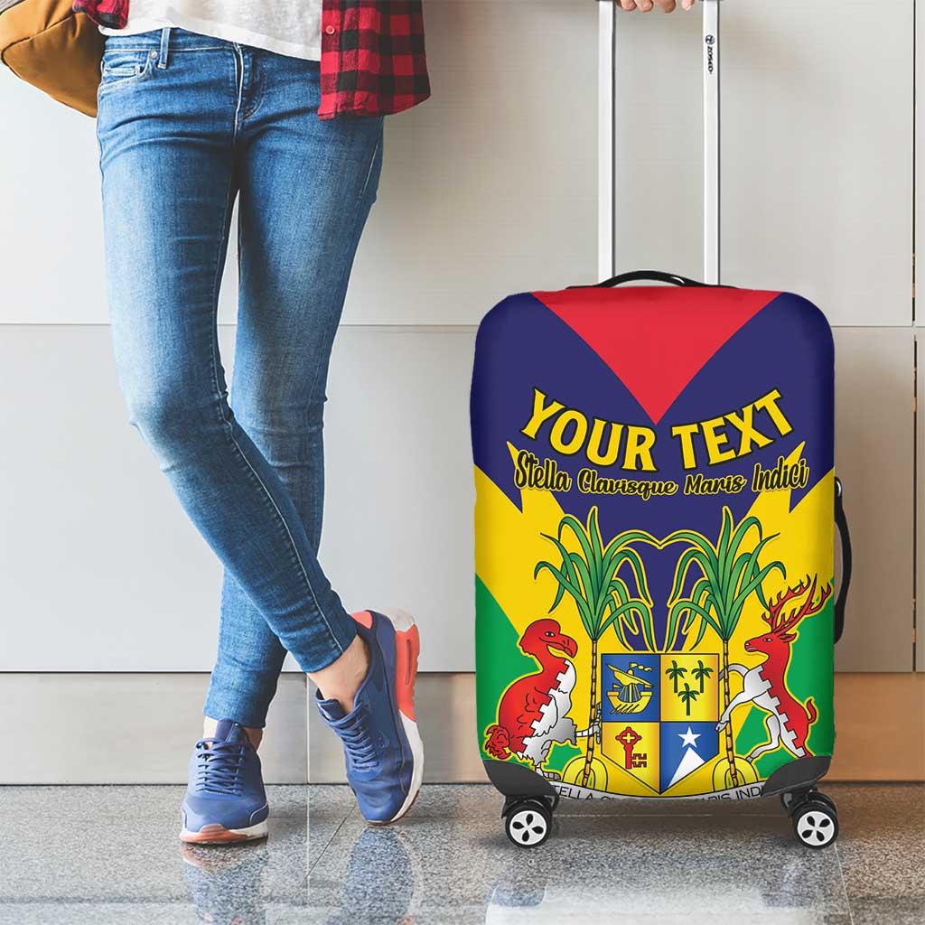 Personalised Mauritius Luggage Cover Stella Clavisque Maris Indici LT15