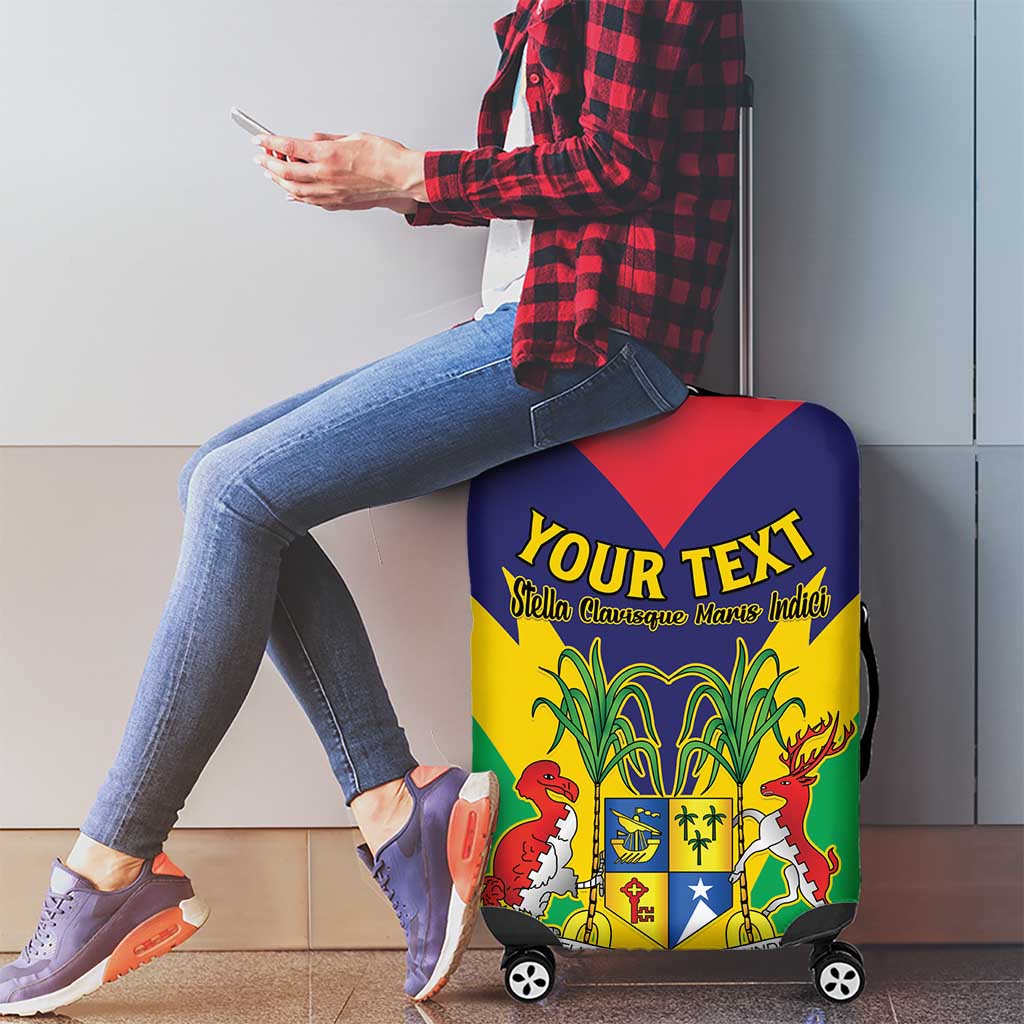 Personalised Mauritius Luggage Cover Stella Clavisque Maris Indici LT15