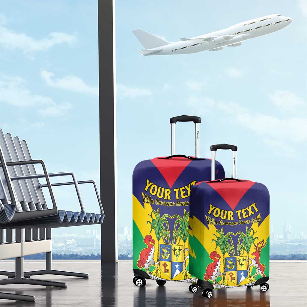 Personalised Mauritius Luggage Cover Stella Clavisque Maris Indici LT15
