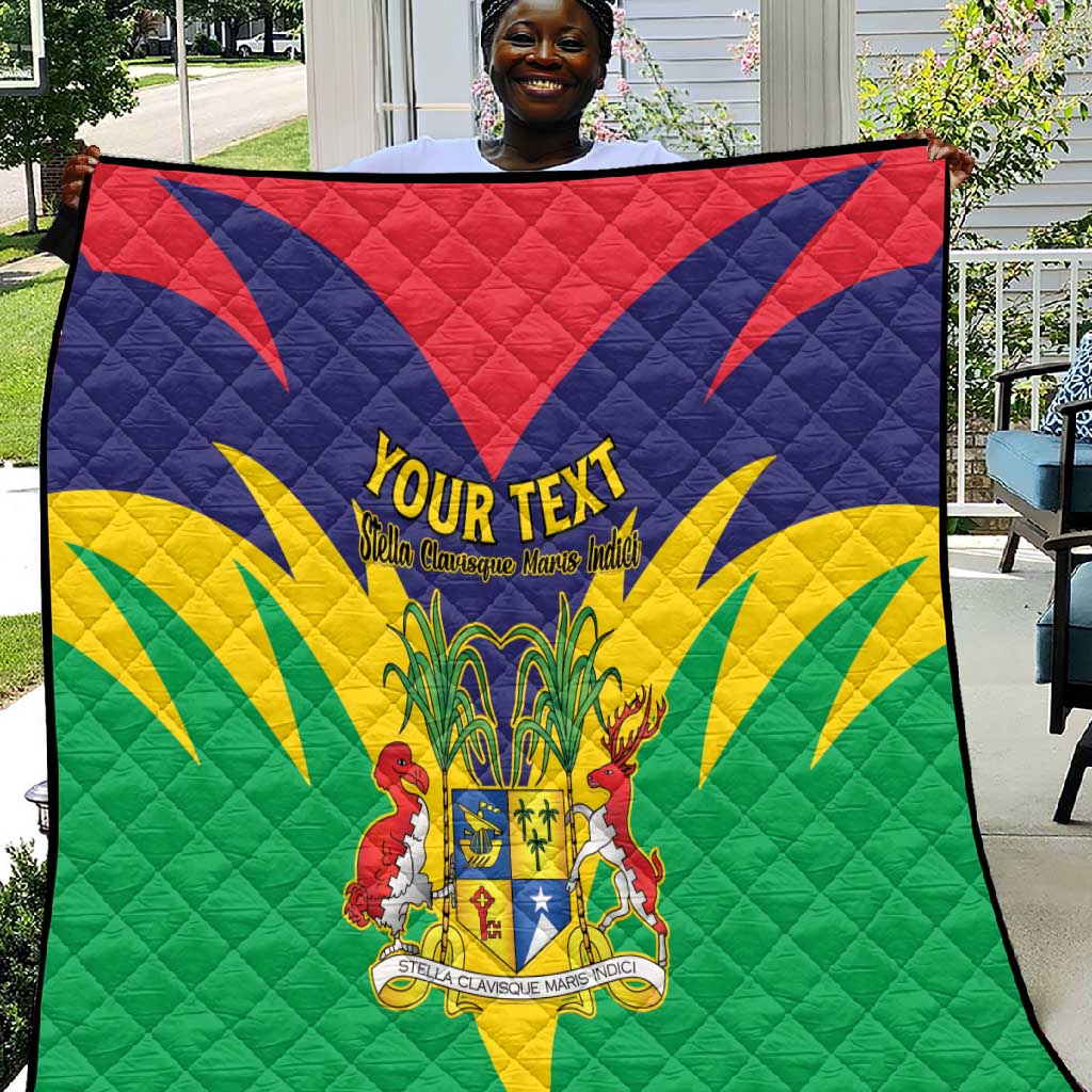 Personalised Republique de Maurice Quilt Coat Of Arms Flag Style LT15
