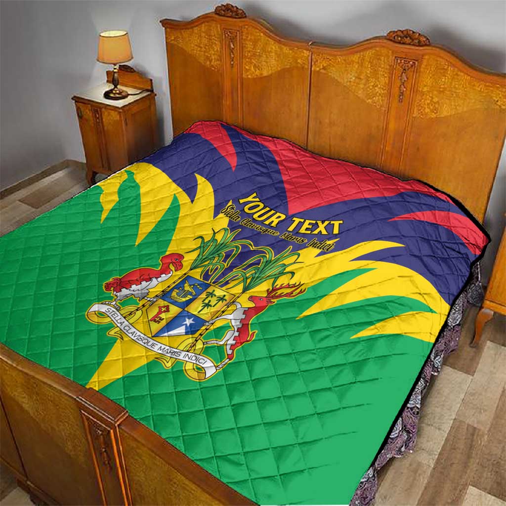 Personalised Republique de Maurice Quilt Coat Of Arms Flag Style LT15