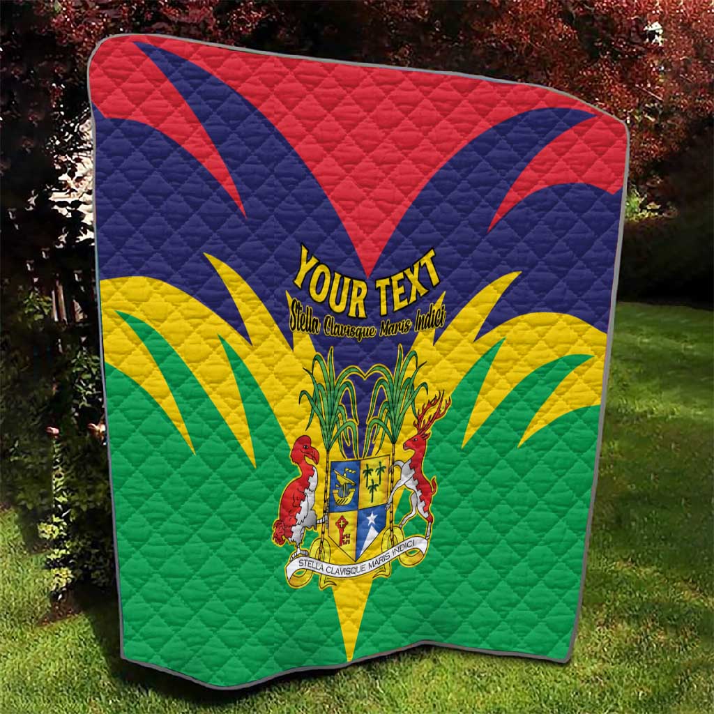 Personalised Republique de Maurice Quilt Coat Of Arms Flag Style LT15