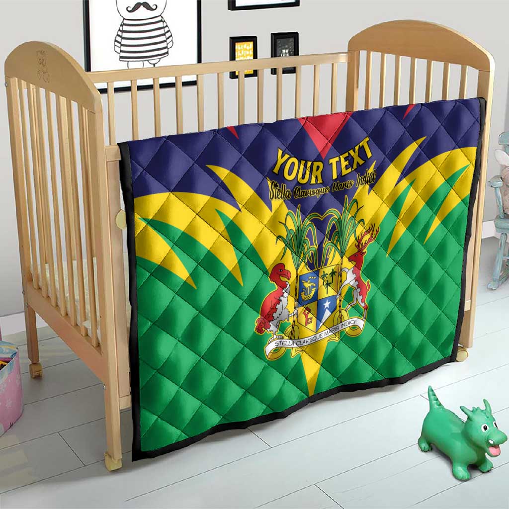 Personalised Republique de Maurice Quilt Coat Of Arms Flag Style LT15