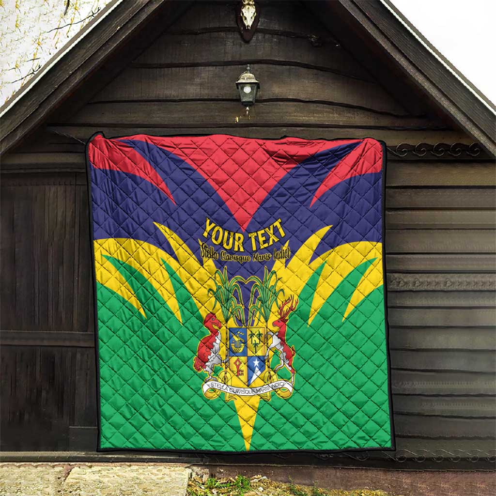 Personalised Republique de Maurice Quilt Coat Of Arms Flag Style LT15