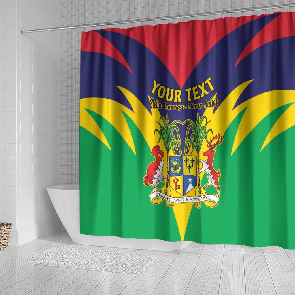 Personalised Mauritius Shower Curtain Stella Clavisque Maris Indici LT15