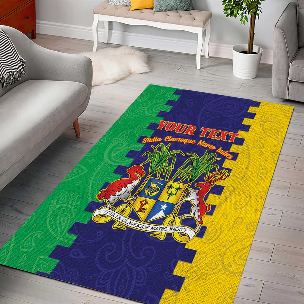 Personalised Republique de Maurice Area Rug Stella Clavisque Maris Indici LT15