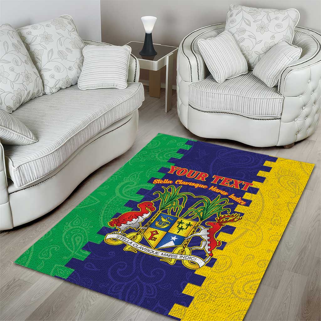 Personalised Republique de Maurice Area Rug Stella Clavisque Maris Indici LT15