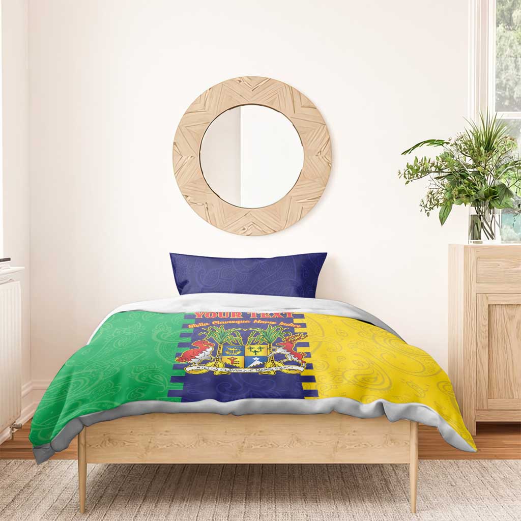 Personalised Republique de Maurice Bedding Set Stella Clavisque Maris Indici LT15