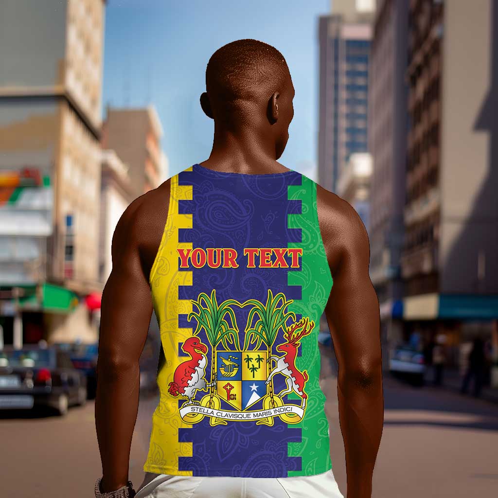 Personalised Republique de Maurice Men Tank Top Stella Clavisque Maris Indici LT15
