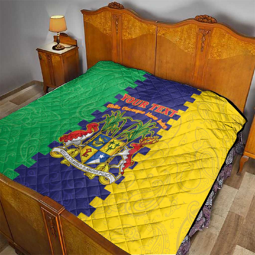 Personalised Republique de Maurice Quilt Stella Clavisque Maris Indici LT15