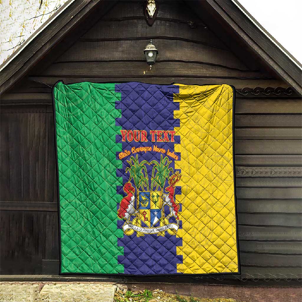 Personalised Republique de Maurice Quilt Stella Clavisque Maris Indici LT15