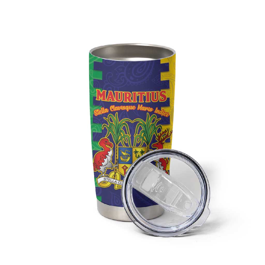 Personalised Republique de Maurice Tumbler Cup Stella Clavisque Maris Indici LT15