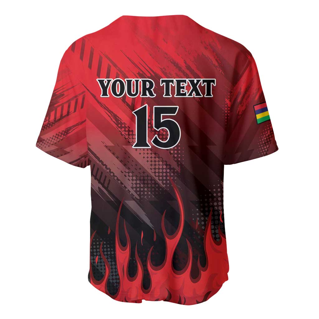 Personalised Mauritius Football Baseball Jersey Go Les Dodos Go LT15
